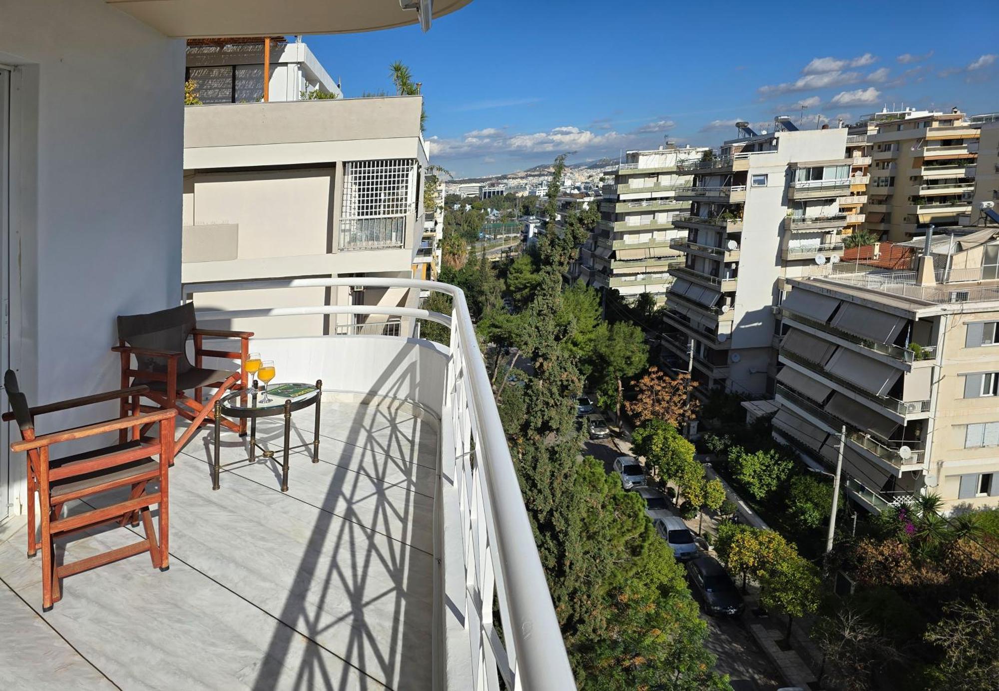 Nice Sea View Elegant Apartment Афины Экстерьер фото